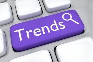Online trends search concept